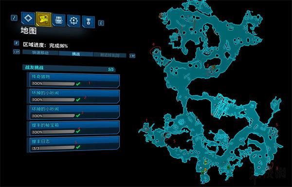 無主之地3全地圖挑戰(zhàn)位置匯總 無主之地3全地圖挑戰(zhàn)位置詳情 2